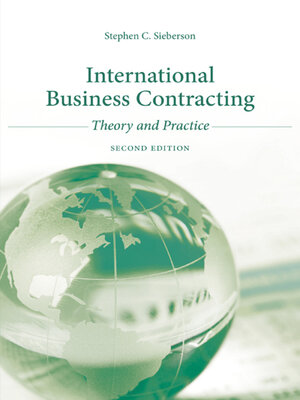 cover image of International Business Contracting: Theory and Practice